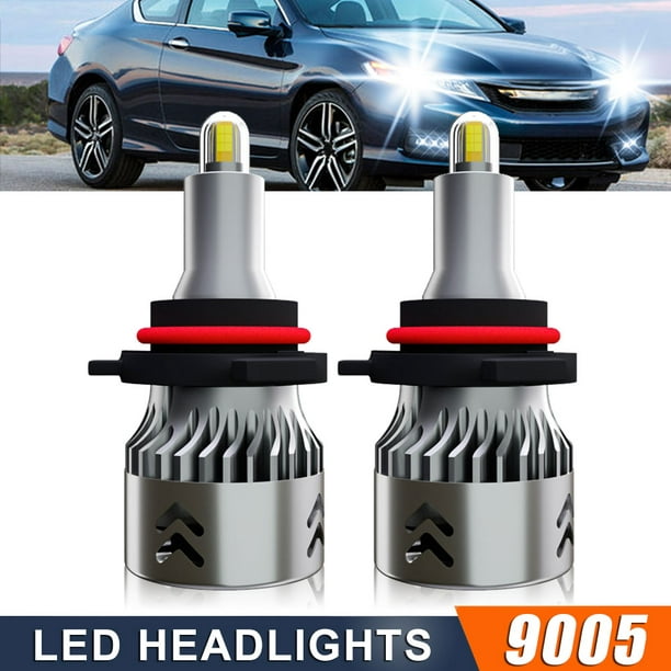 SEALIGHT X2 9012/HIR2 Brightest LED Headlight Bulbs,100W 600% Super Brighter LED Headlights Conversion Kit Head Lamp 6000K Cool White IP67 Rated,Pack of 2 